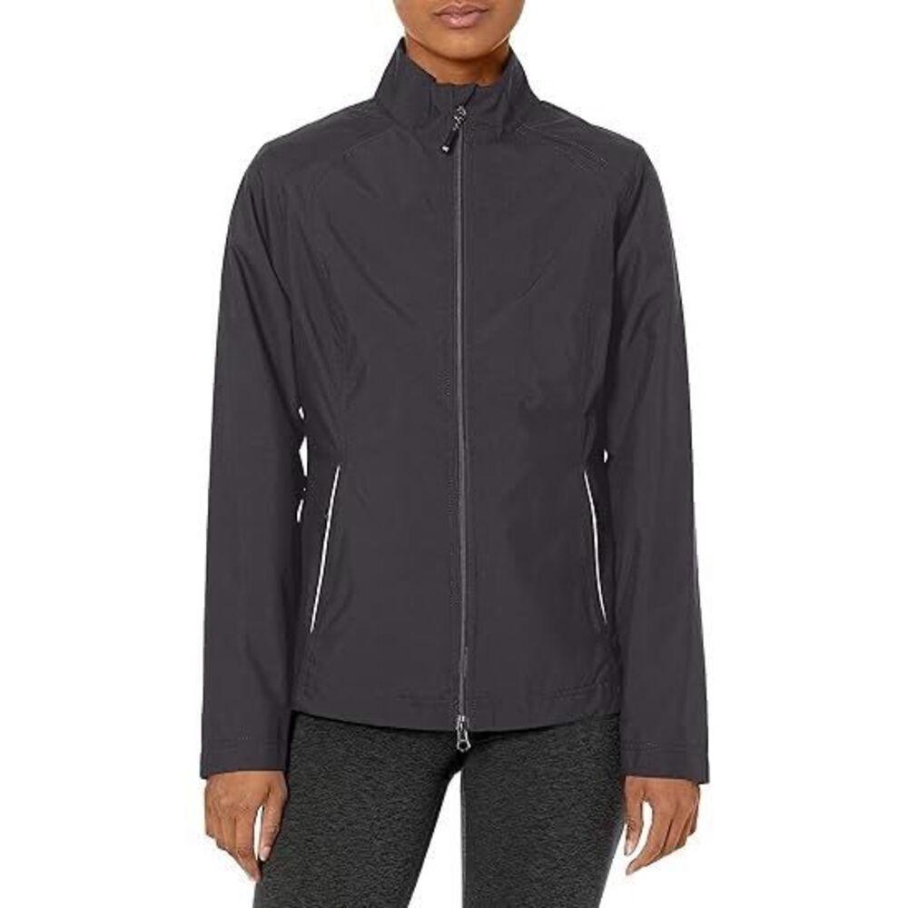 ✨Cutter & Buck Women's Cb Weathertec Beacon Full Zip Black Sz Large Jacket✨